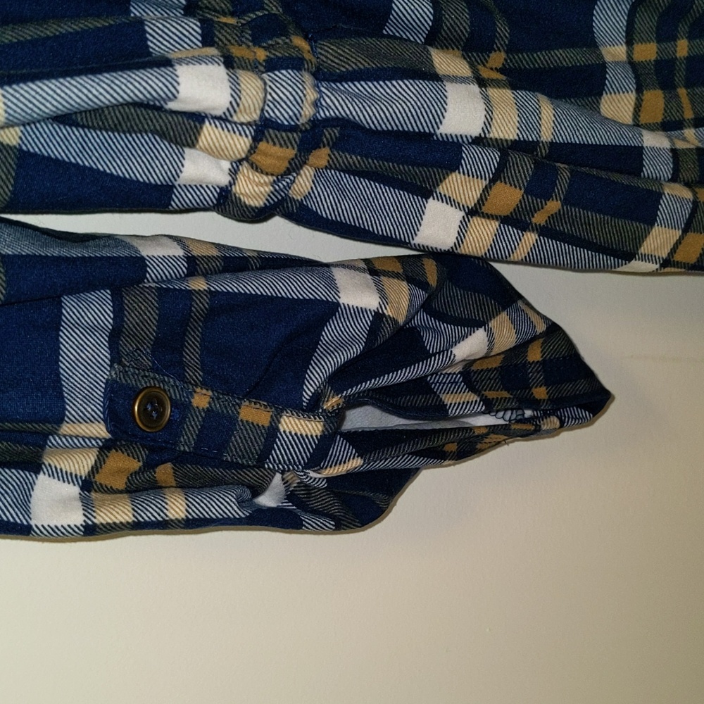 Bobbie Brooks Women's Size XL Plaid Print One Piece Lounge Dress Night Shirt - Picture 4 of 11
